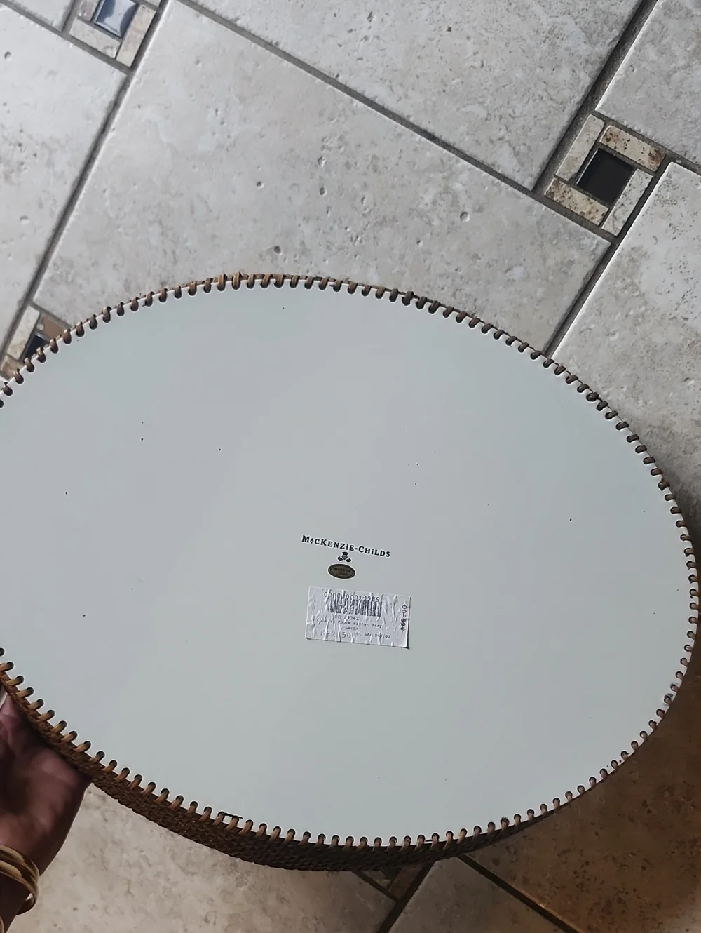 MacKenzie-Childs decorative round